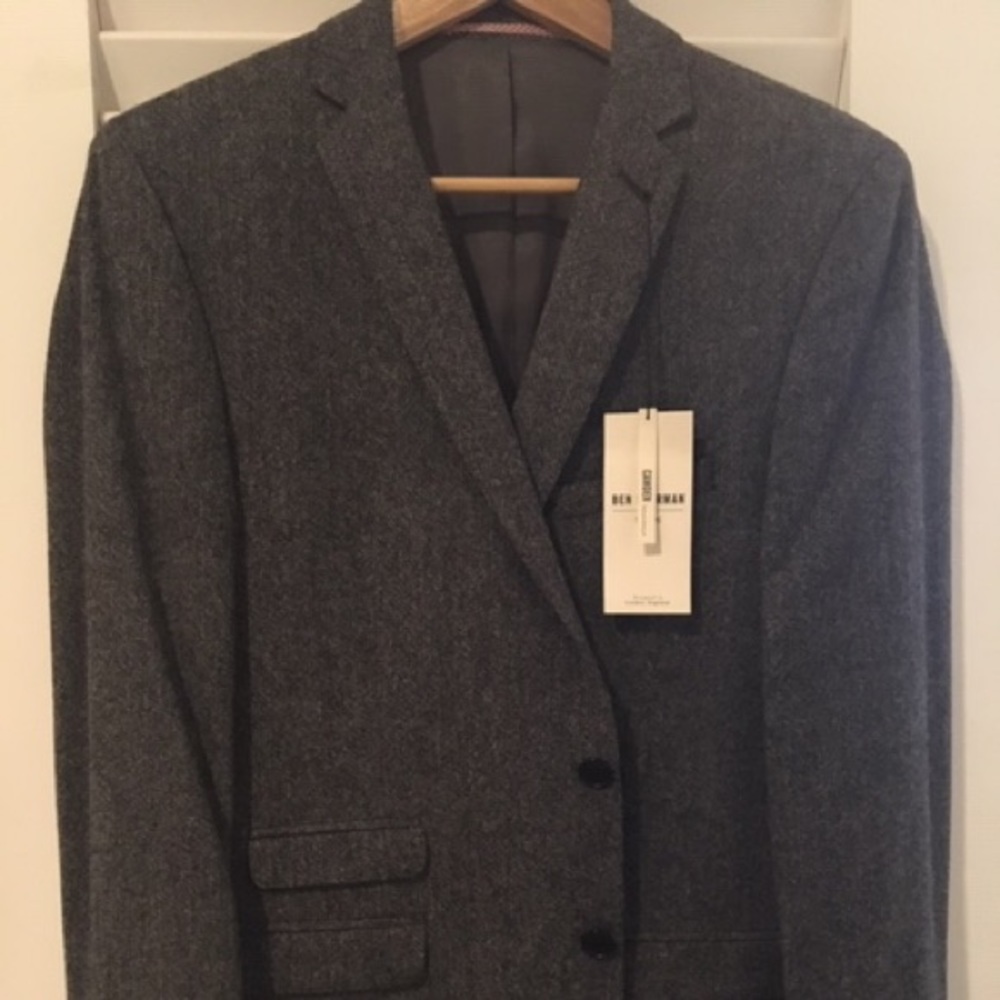 Ben Sherman blazer 40R in heather gray